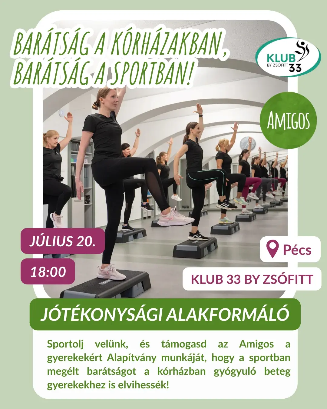 Jótékonysági Alakformáló Edzés – Amigos